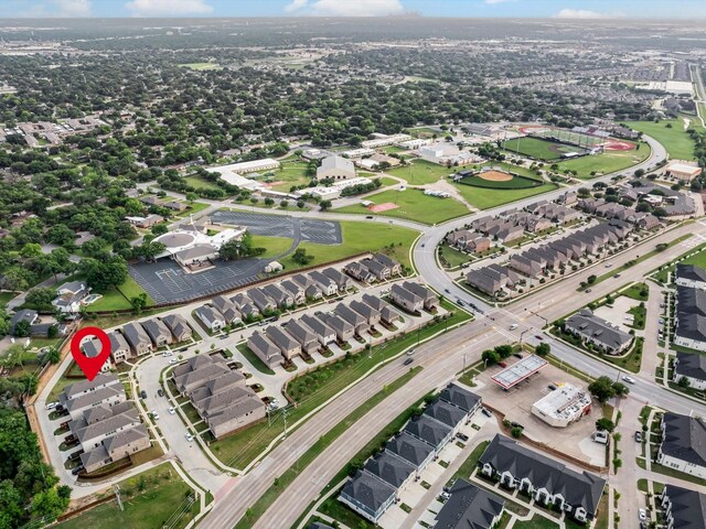 birds eye view of property featuring a residential view