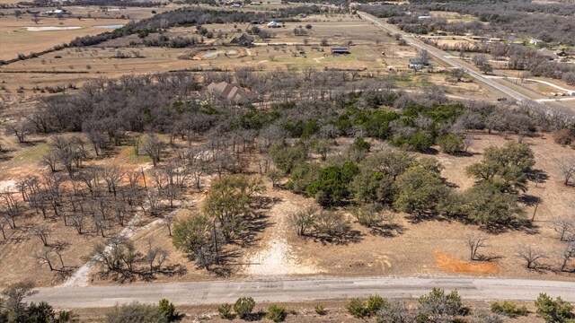 bird's eye view featuring a rural view