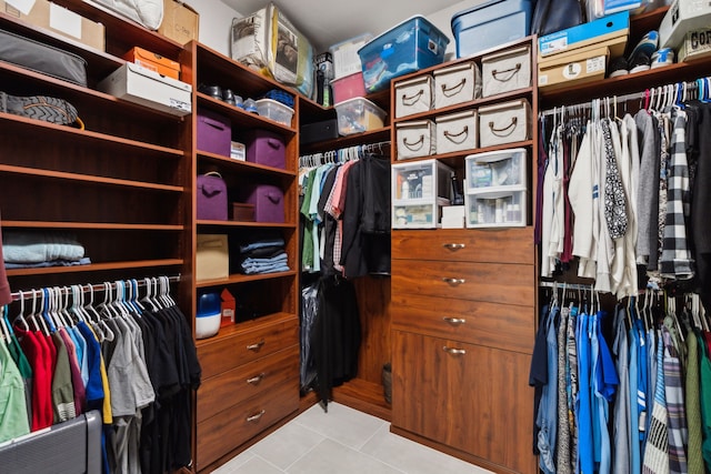 401 Willow Run, Prosper, TX 75078 - walk in closet with light tile patterned floors