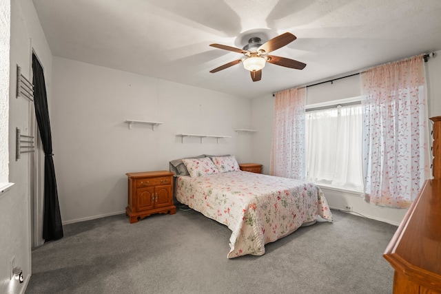 2609 Kimberly Dr, Garland, TX 75040 - carpeted bedroom with ceiling fan