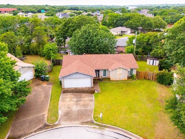 4212 Selina Ct, Arlington, TX 76016 - view from above of property