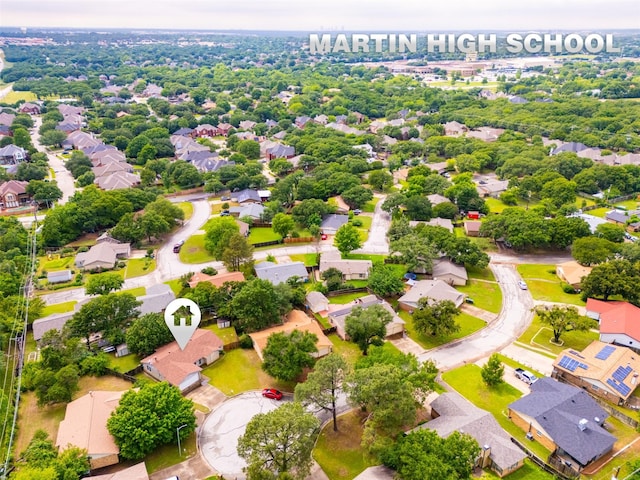 4212 Selina Ct, Arlington, TX 76016 - aerial perspective of suburban area