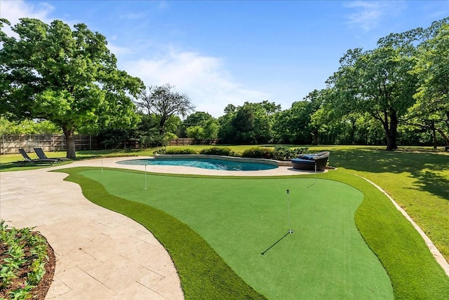 8230 County Road 530, Mansfield, TX 76063 - surrounding community with a yard, fence, and a pool