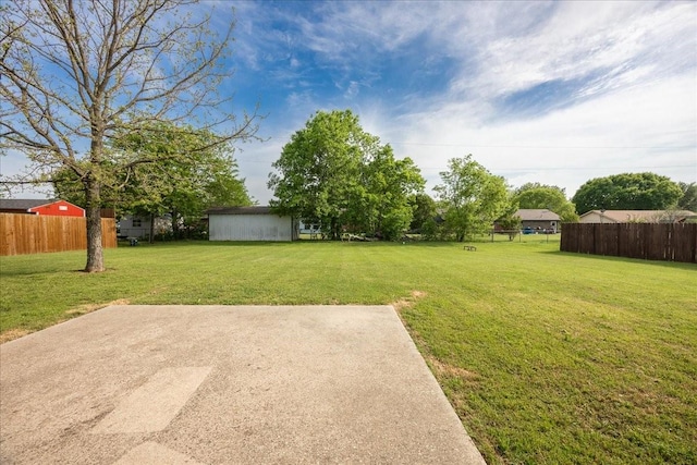 265 Old Spanish Trl, Valley View, TX 76272 - view of yard featuring a patio and fence