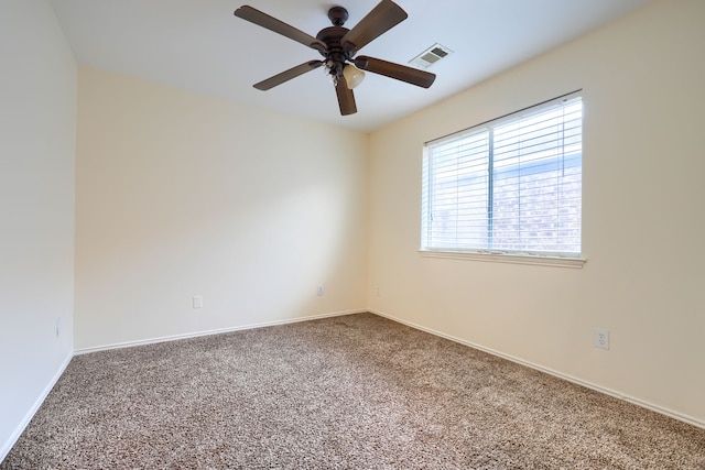 9104 Chesapeake Ln, Mckinney, TX 75071 - unfurnished room featuring carpet, a ceiling fan, and baseboards