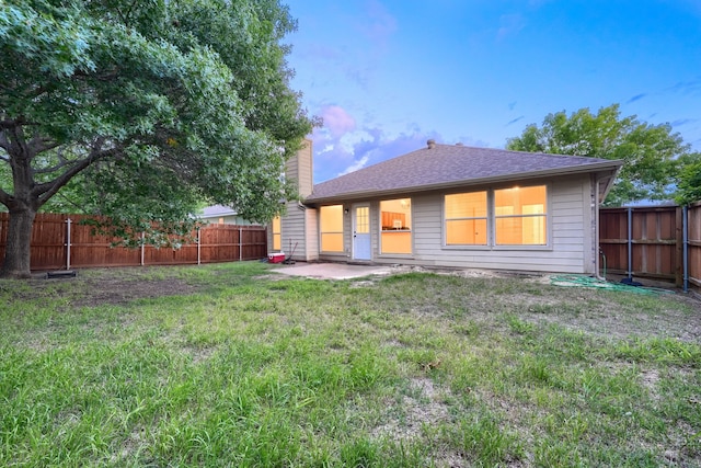 9104 Chesapeake Ln, Mckinney, TX 75071 - back of property with a chimney