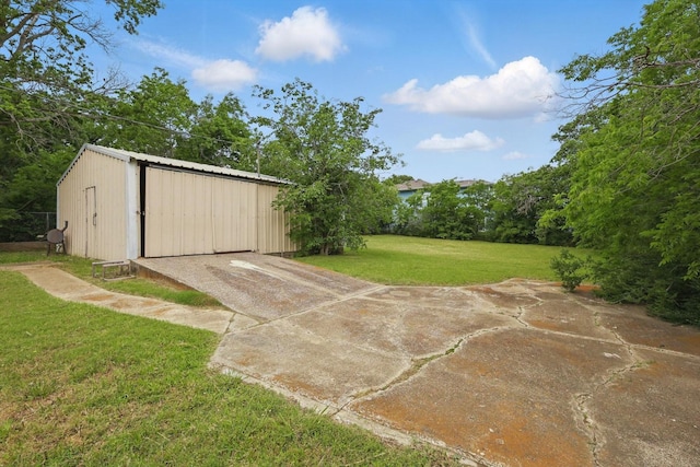 view of outbuilding with an outdoor structure