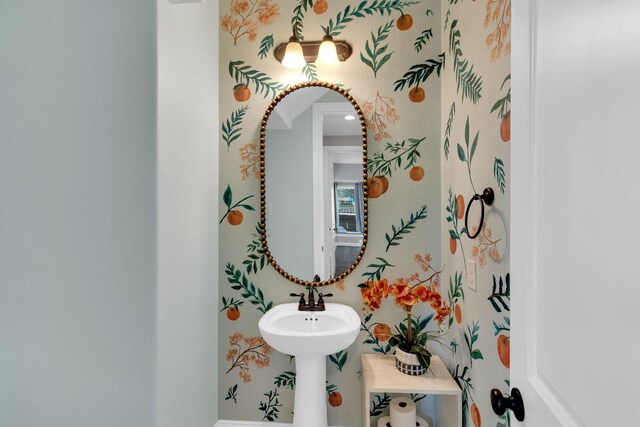 view of half bathroom