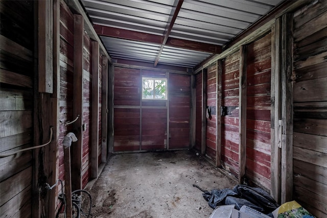 view of horse barn
