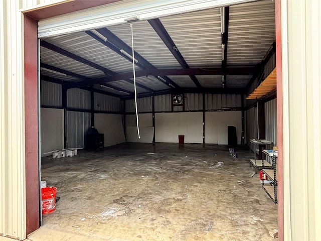 103 Jackilu St, Sanger, TX 76266 - garage with metal wall