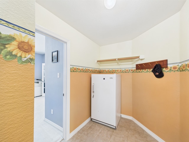 733 Willow Crest Dr, Midlothian, TX 76065 - interior space with baseboards and light tile patterned floors