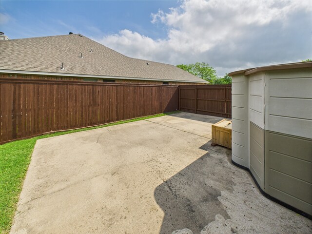view of patio / terrace featuring a fenced backyard