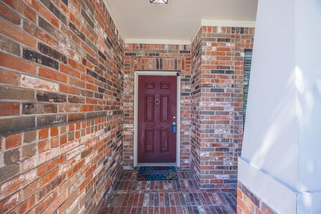 3949 Sunnygate Dr, Fort Worth, TX 76262 - entrance to property with brick siding