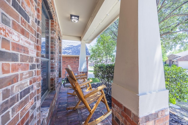 3949 Sunnygate Dr, Fort Worth, TX 76262 - view of patio with a porch