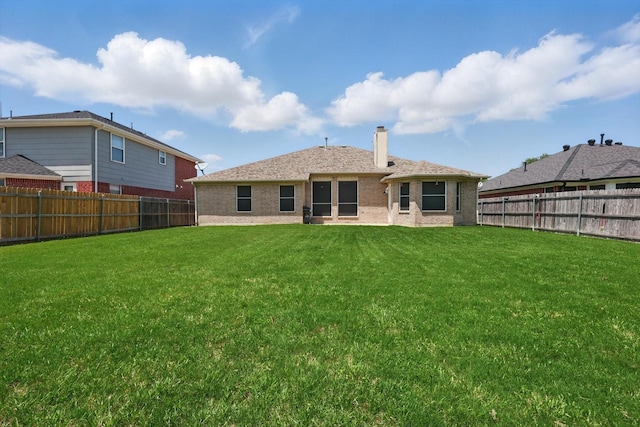 4610 Bluebird Ln, Mansfield, TX 76063 - rear view of property with a chimney