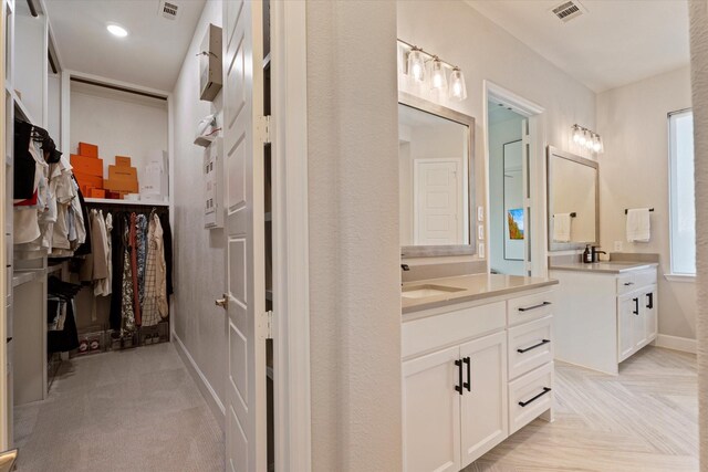 bathroom with radiator, a shower stall, and a garden tub