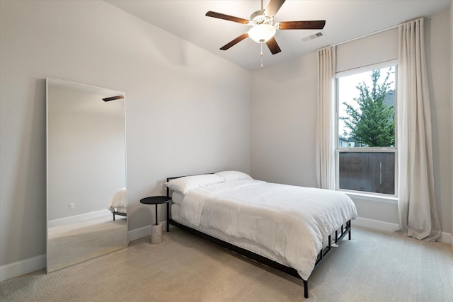 3320 Alexandra Ln, Celina, TX 75009 - bedroom with carpet flooring, baseboards, ceiling fan, and lofted ceiling
