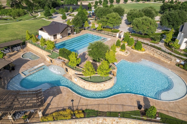 3320 Alexandra Ln, Celina, TX 75009 - bird's eye view of a pool