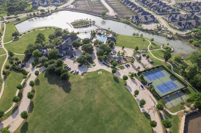 3320 Alexandra Ln, Celina, TX 75009 - aerial overview of property's location with a large body of water