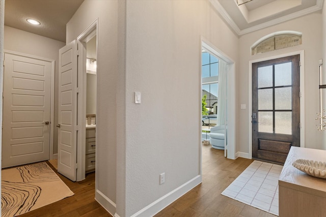 3320 Alexandra Ln, Celina, TX 75009 - entrance foyer featuring dark wood-style floors and baseboards