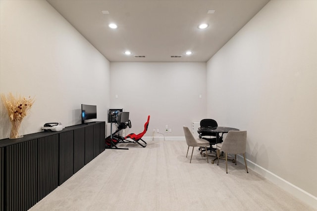3320 Alexandra Ln, Celina, TX 75009 - carpeted office space featuring recessed lighting and baseboards