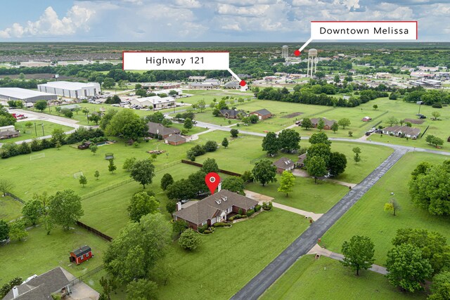 2402 Berry Grove Ct, Melissa, TX 75454 - aerial view