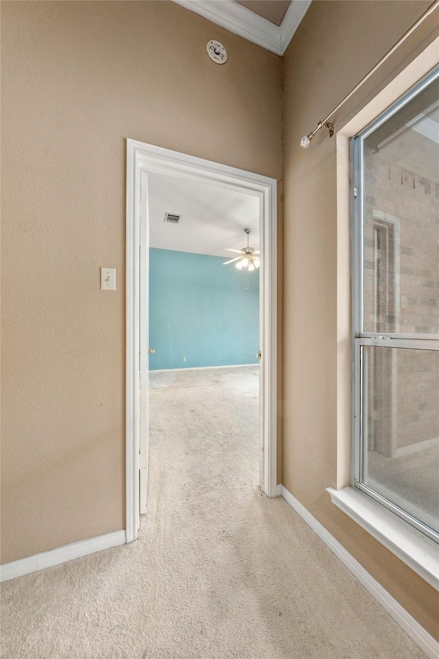 3133 Chimney Hill Dr, Waco, TX 76708 - hallway with visible vents