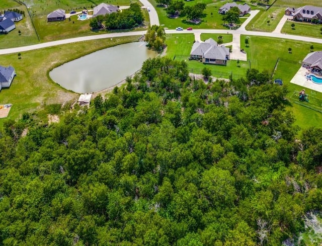 261 Chisholm Ranch Dr, Rockwall, TX 75032 - bird's eye view featuring a water view