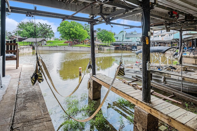 672 Harbor Dr, Azle, TX 76020 - dock with a water view