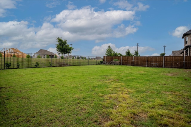 2308 Topaz Dr, Rockwall, TX 75087 - view of yard with fence