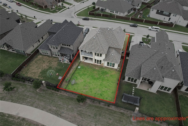 2308 Topaz Dr, Rockwall, TX 75087 - bird's eye view with a residential view