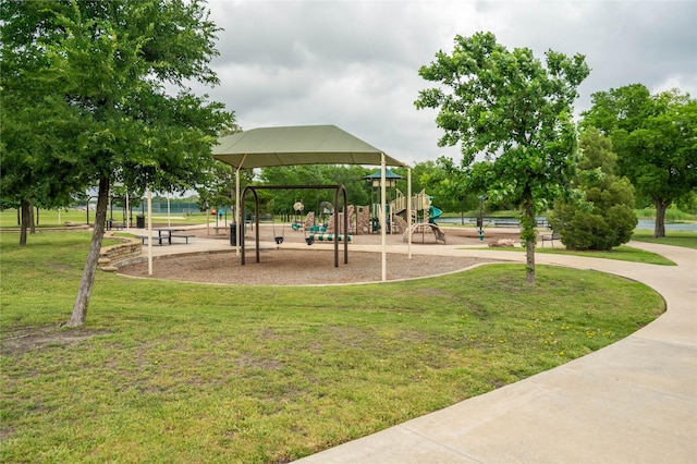 2308 Topaz Dr, Rockwall, TX 75087 - view of community featuring a yard and playground community