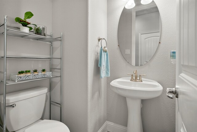 half bath with toilet