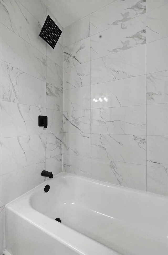 full bathroom featuring tub / shower combination