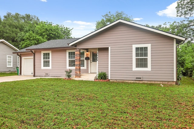3544 Parker Rd E, Haltom City, TX 76117 - single story home with an attached garage, a front lawn, and concrete driveway