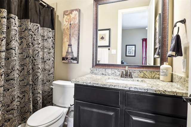 143 Dogwood Dr, Krugerville, TX 76227 - bathroom featuring toilet and vanity