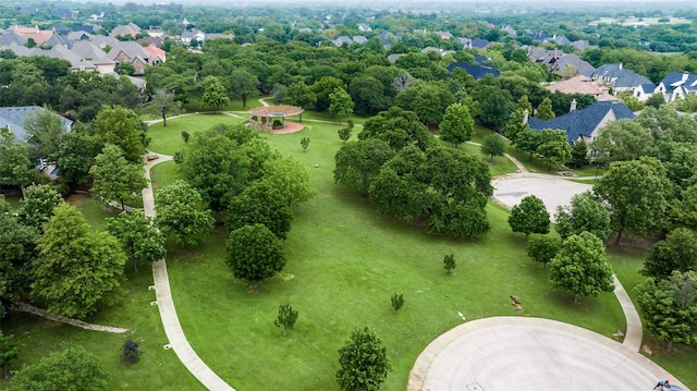 aerial view featuring a residential view
