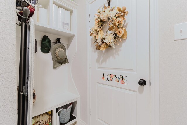 view of mudroom