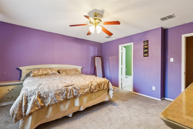 3065 Coolwood Ln, Rockwall, TX 75032 - bedroom with carpet flooring, a textured ceiling, ceiling fan, and baseboards