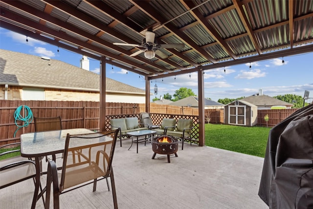 3065 Coolwood Ln, Rockwall, TX 75032 - view of yard with a shed and an outbuilding