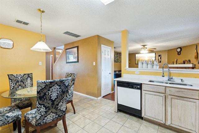 3065 Coolwood Ln, Rockwall, TX 75032 - living area with a textured ceiling, wood finished floors, and ceiling fan