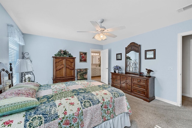 113 Ginger Dr, Pottsboro, TX 75076 - carpeted bedroom with baseboards and a ceiling fan