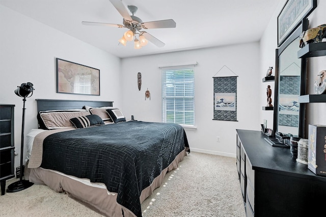 113 Ginger Dr, Pottsboro, TX 75076 - carpeted bedroom featuring baseboards and a ceiling fan