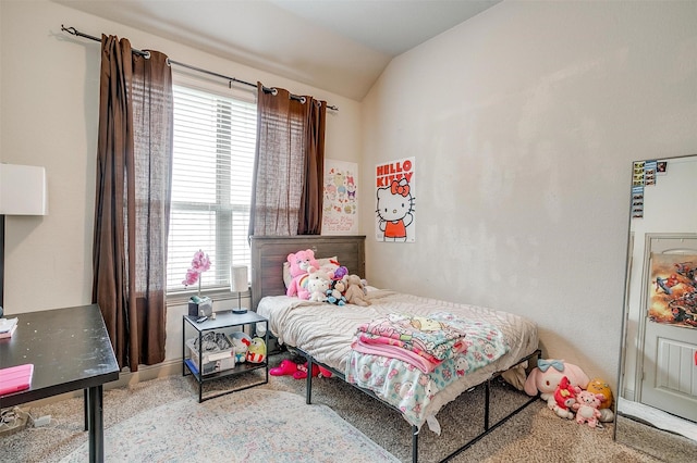8357 Blue Periwinkle Ln, Fort Worth, TX 76123 - bedroom featuring multiple windows and vaulted ceiling