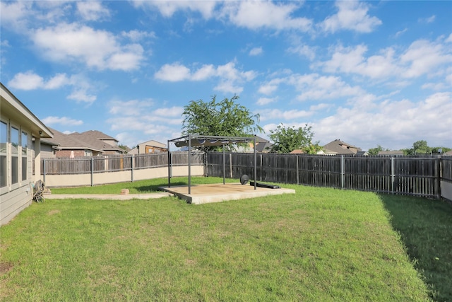 5320 Creek Hill Ln, Fort Worth, TX 76179 - view of yard with a patio area