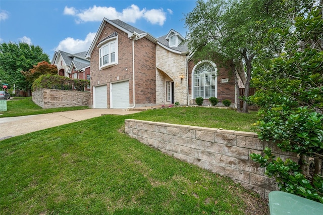 8909 White Pine Ln, Dallas, TX 75238 - traditional home featuring driveway, a garage, and brick siding