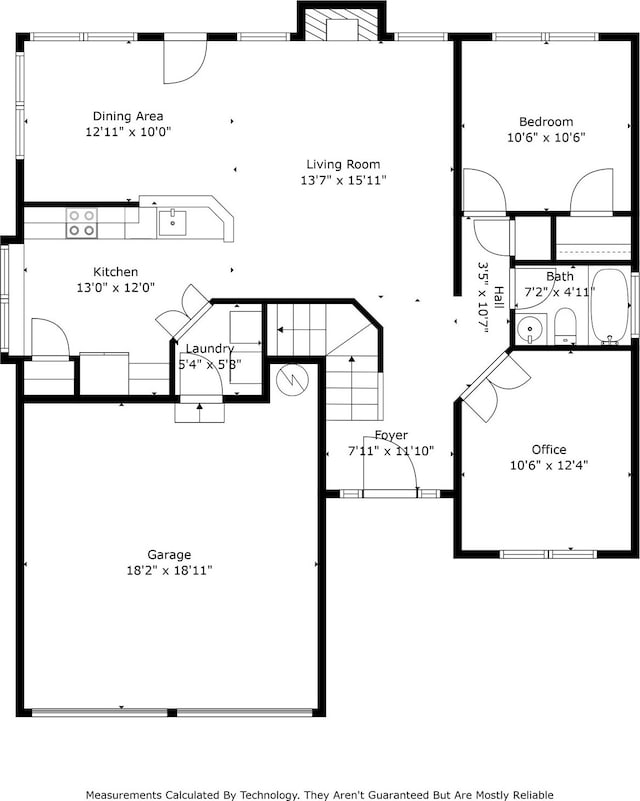 8909 White Pine Ln, Dallas, TX 75238 - home floor plan