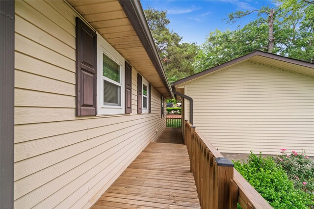 view of side of home
