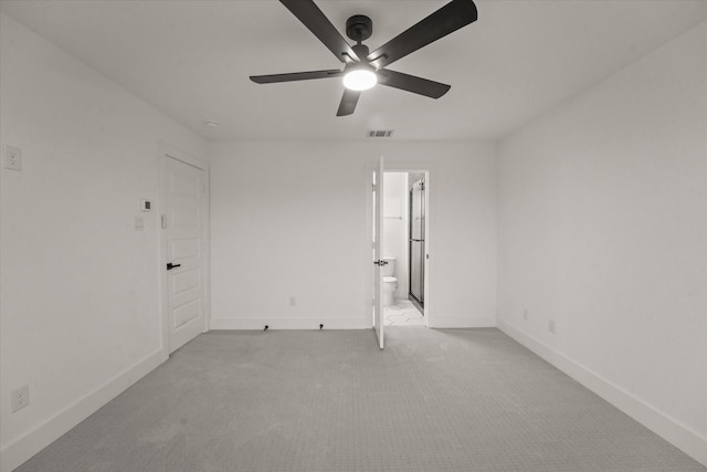 3805 Bluestem Blvd, Denton, TX 76226 - spare room with ceiling fan and light colored carpet