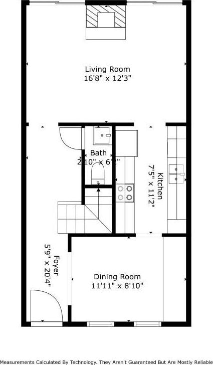 3817 Rawlins St Unit 103, Dallas, TX 75219 - property floor plan